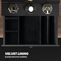 upcessory Cologne Organizer for Men, 5 Tier Black Shelf — image 3