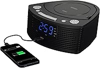 Jensen JCR390 Stereo CD Player with Dual Alarm Clock Radio — image 2