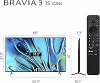 Sony 75-Inch 4K Ultra HD BRAVIA 3 LED Smart TV (K-75S30) — image 2