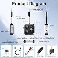 MepvabKY T10 Bluetooth 5.4 Transmitter Receiver — image 9