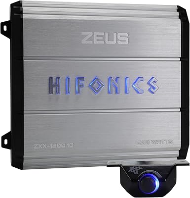 Hifonics Zeus ZXX 1200 Watt Class D Monoblock Car Audio Amplifier