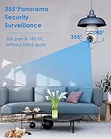 OFYOO Light Bulb Security Camera 360° PTZ — image 5