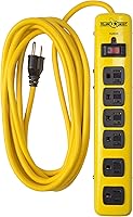 Yellow Jacket 5138N Metal Surge Protector Strip with 6 Outlets and 15-Foot Cord — image 7