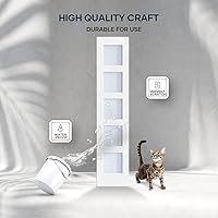 EaseLife 36 x 84 inch Double Glass Barn Door with Sliding Hardware Kit — image 4