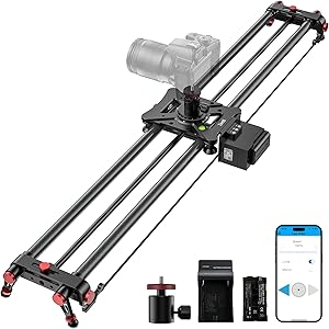 Zecti Motorized Camera Slider 47″