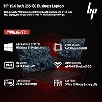 HP 255 G8 Business Laptop, Ryzen 5 5500U, 32GB RAM, 1TB SSD — image 5