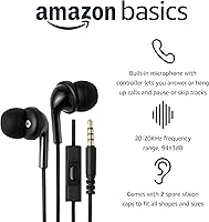 Amazon Basics Wired Earbuds with Microphone — image 2