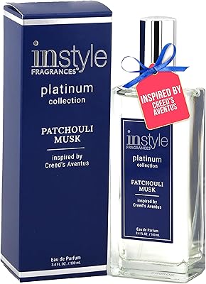 Instyle Fragrances Platinum Collection Patchouli Musk Eau de Parfum 3.4oz