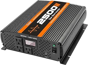 TVNIKD 2500W Pure Sine Wave Inverter Review