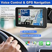 NAVRUF 7″ HD Apple CarPlay & Android Auto Screen — image 2