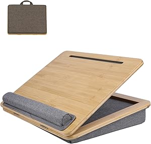 SUMISKY Adjustable Lap Desk with Cushion for Laptops up to 15.6 Inch Review