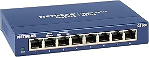 NETGEAR GS108 8-Port Gigabit Ethernet Unmanaged Switch Review