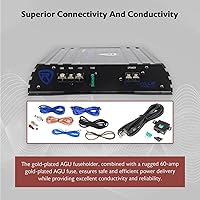 Rockville RV8.2A Dual 8″ 800W Subwoofers + 1200W Mono Amp Car Audio Kit — image 9