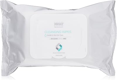 Obagi Medical On the Go Cleansing and Makeup Removing Wipes, 25 Count