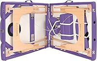 Saloniture Professional Portable Massage Table with Backrest - Lavender — image 3