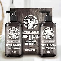 Viking Revolution Biotin Men's Shampoo and Conditioner Set - 17oz — image 4