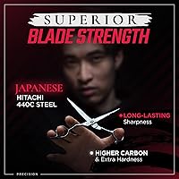 Fagaci Professional Hair Cutting Scissors 4.5″ — image 2