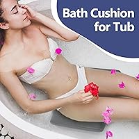 MABOZOO Bath Cushion for Tub with 4 Suction Cups - Gray — image 2