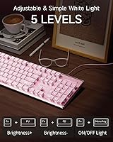 EWEADN GX710S Backlit Computer Keyboard — image 5