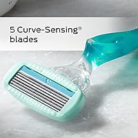 Schick Hydro Silk Sensitive Skin Razor with 5 Moisturizing Razor Blade Refills — image 3