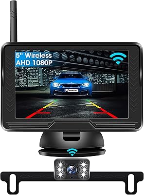Jansite 5-inch 1080P Wireless Backup Camera