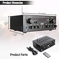 Pyle PTA24BT 2-Channel Bluetooth Karaoke Amplifier — image 3