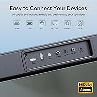 GEOYEAO HD029 2.1CH Dolby Atmos Sound Bar with Subwoofer — image 5