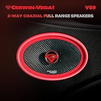 Cerwin-Vega V69 6″ x 9″ 2-Way Coaxial Car Audio Speakers — image 2