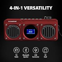 Avantree Boombyte Portable FM Radio with Bluetooth Speaker — image 3