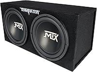 MTX TNE212D Dual 12-Inch Subwoofer Enclosure — image 1