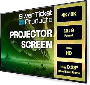 Silver Ticket S7-169150 150-inch 16:9 Fixed Frame Projection Screen Review
