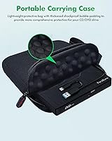 PeroBuno External CD DVD Drive with Ethernet Adapter and USB Hub — image 8