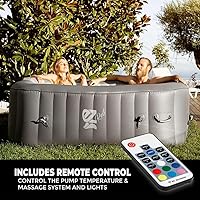 SereneLife SLSPA6SQA Outdoor Portable Hot Tub 6-Person Inflatable Spa — image 4