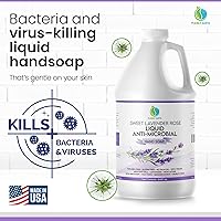 Plainly Earth AntiMicrobial Hand Soap 64 oz Sweet Lavender Rose — image 4