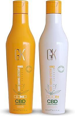 GK Hair Hemp Shampoo and Conditioner Set 8.11oz