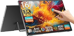 Intehill U16ZT 16″ 3K Portable Touchscreen Monitor Review
