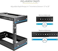 StarTech 8U 19″ Wall Mount Network Rack — image 3