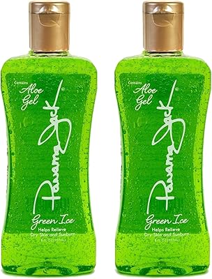 Panama Jack Green Ice Gel - Aloe Vera After Sun Formula, 8oz
