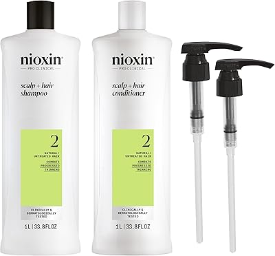 Nioxin Shampoo & Conditioner Liter Duo Set - Systems 1-4