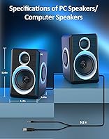 Cinnkeyi C5202 2.0 Computer Speakers — image 6