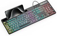 MARVO WK712 Large Print Backlit Keyboard — image 1
