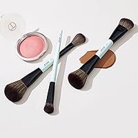 Jessup Face Makeup Brushes Set T503 - 3pcs Blue — image 7