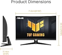 ASUS TUF Gaming VG32WQ3B 31.5” Curved 1440P Monitor — image 8