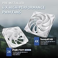 Antec Flux Pro White Full-Tower PC Case — image 5