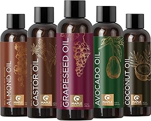 Maple Holistics Carrier Oils Set 4 Fl Oz Review