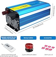 Yinleader 3500W Pure Sine Wave Power Inverter — image 5