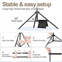 EMART Backdrop Stand 10x10x7ft Adjustable Background Support System — image 6