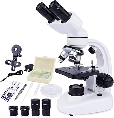 LAKWAR 40X-1000X Binocular Microscope