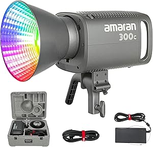 Aputure Amaran 300c RGB COB Video Light Review