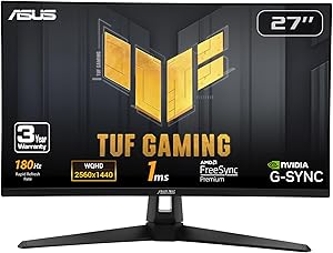ASUS TUF Gaming VG27AQ3A 27-inch 1440p Monitor Review